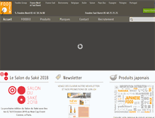 Tablet Screenshot of foodex.fr