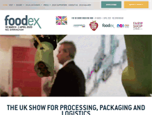 Tablet Screenshot of foodex.co.uk