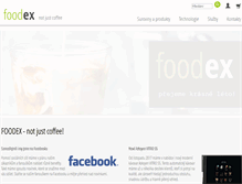 Tablet Screenshot of foodex.cz